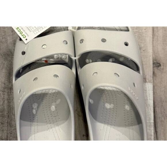 NWT Crocs Classic Slide Sandal Size M8/W10 Gray Rubber Casual Outdoor Slip On - Picture 5 of 7